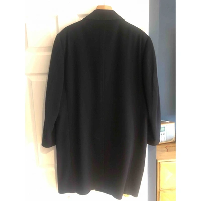 Pre-owned Gucci Cashmere Coat In Black