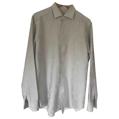 Pre-owned Etro Grey Cotton Shirts