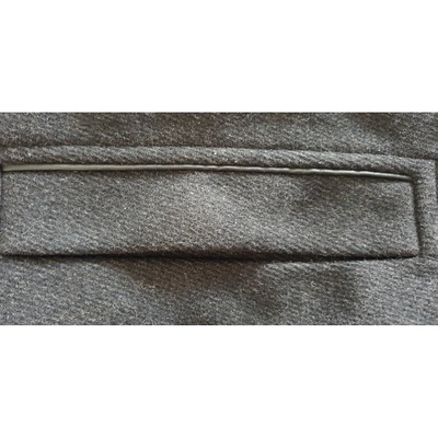 CALVIN KLEIN Pre-owned Wool Coat In Anthracite