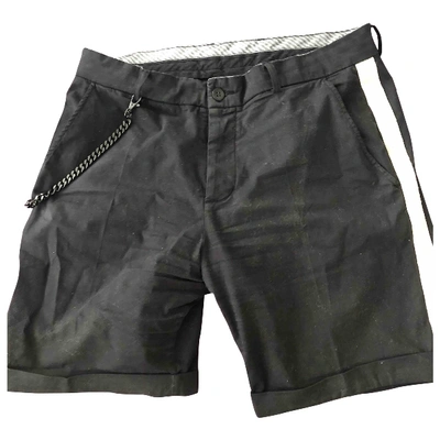 Pre-owned The Kooples Black Cotton Shorts Ss18