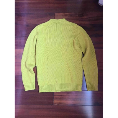 Pre-owned Fendi Yellow Wool Knitwear & Sweatshirts