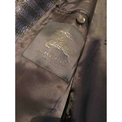 Pre-owned Burberry Coat In Anthracite