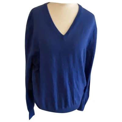 Pre-owned Ermenegildo Zegna Cashmere Pull In Blue