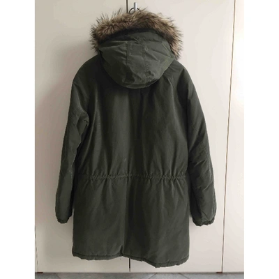 Pre-owned Timberland Jacket In Green