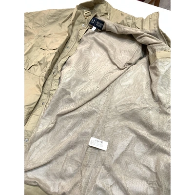Pre-owned Armani Jeans Vest In Beige