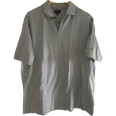 Pre-owned Burberry Polo Shirt In Grey