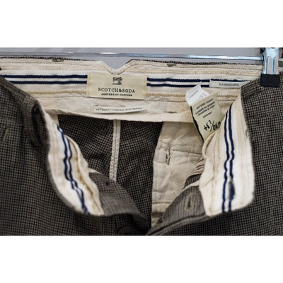 Pre-owned Scotch & Soda Straight Jeans In Camel