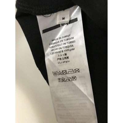 Pre-owned Mcq By Alexander Mcqueen Black Cotton T-shirt