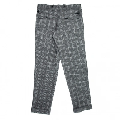 Pre-owned Dolce & Gabbana Wool Trousers In Grey