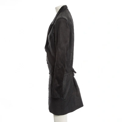 Pre-owned Jean Pierre Braganza Silk Jacket In Black