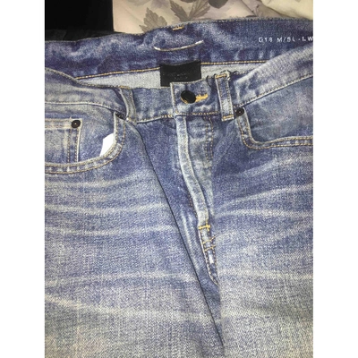 Pre-owned Saint Laurent Trousers In Blue