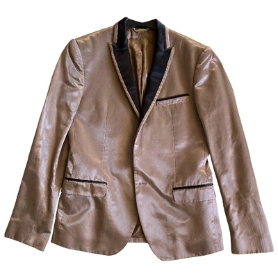 Pre-owned Dolce & Gabbana Silk Jacket In Gold