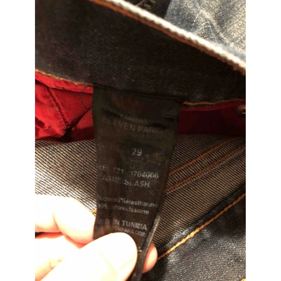 Pre-owned Elevenparis Straight Jeans In Blue