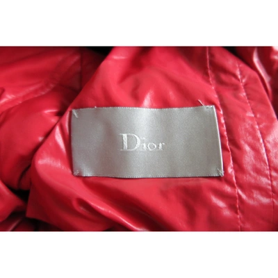 Pre-owned Dior Puffer In Red