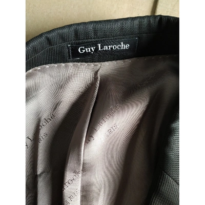 Pre-owned Guy Laroche Coat In Black