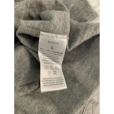 Pre-owned Hugo Boss Grey Cotton T-shirts