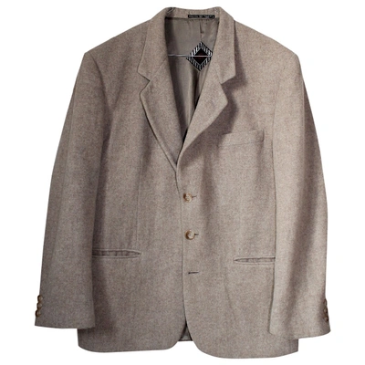 Pre-owned Emanuel Ungaro Beige Wool Jacket