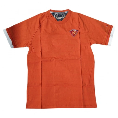 Pre-owned Tommy Hilfiger Orange Cotton T-shirts