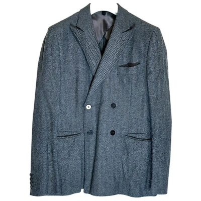 Pre-owned Tonello Grey Tweed Jacket