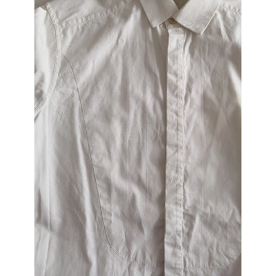 Pre-owned Miu Miu White Cotton Shirts