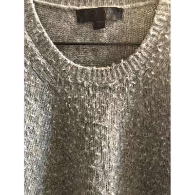 Pre-owned Burberry Wool Pull In Grey