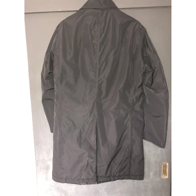 Pre-owned Aspesi Trenchcoat In Black