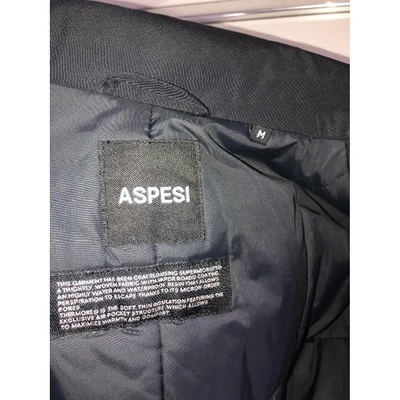 Pre-owned Aspesi Trenchcoat In Black