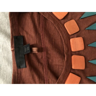 Pre-owned Burberry Brown Cotton T-shirt