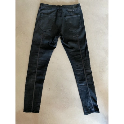 Pre-owned Rta Anthracite Cotton - Elasthane Jeans