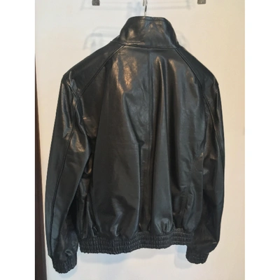 Pre-owned Baldessarini Leather Jacket In Black