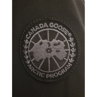 Pre-owned Canada Goose Black Cloth Coat