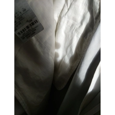 Pre-owned Hugo Boss Trousers In White