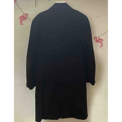 Pre-owned John Richmond Wool Coat In Black