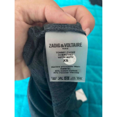 Pre-owned Zadig & Voltaire Fall Winter 2019 Grey Cotton T-shirts