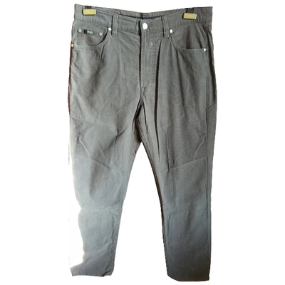 Pre-owned Hugo Boss Trousers In Anthracite