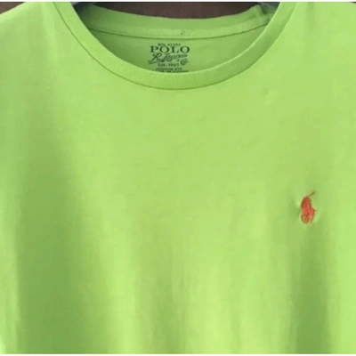 Pre-owned Polo Ralph Lauren Green Cotton T-shirts