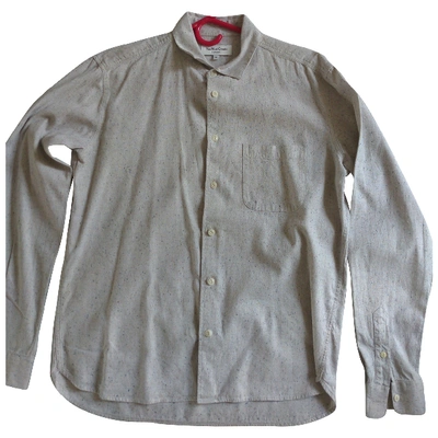 Pre-owned Ymc You Must Create Shirt In Beige