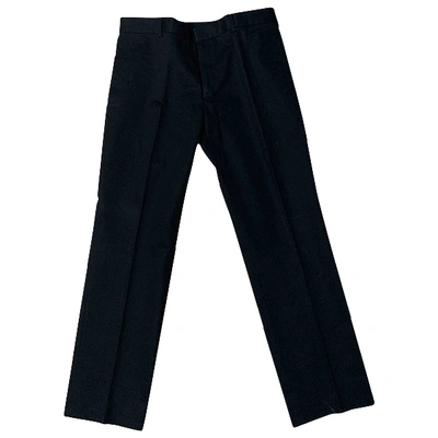 Pre-owned Dior Trousers In Black