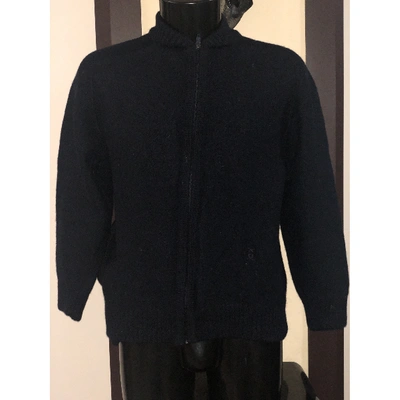 Pre-owned Gucci Wool Pull In Blue