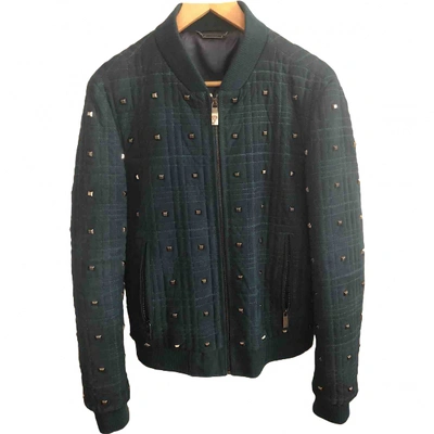 Pre-owned Versace Jacket In Green