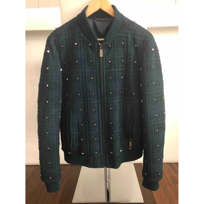 Pre-owned Versace Jacket In Green