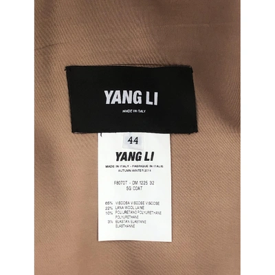 Pre-owned Yang Li Camel Jacket