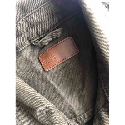 Pre-owned Asos Design Jacket In Khaki