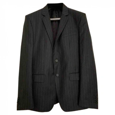 Pre-owned Fendi Black Wool Suits