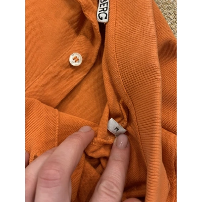Pre-owned Iceberg Polo Shirt In Orange