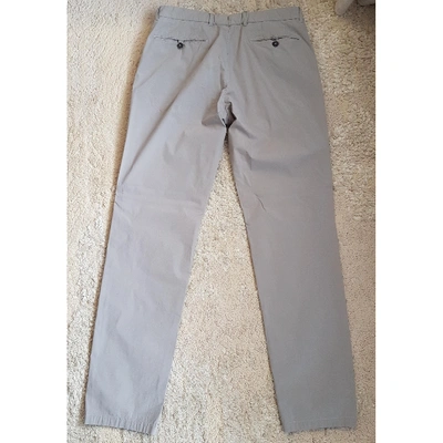 Pre-owned Ermenegildo Zegna Trousers In Grey