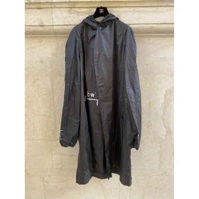 Pre-owned A-cold-wall* Trenchcoat In Black