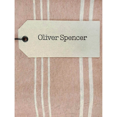 OLIVER SPENCER Pre-owned Pink Cotton T-shirt