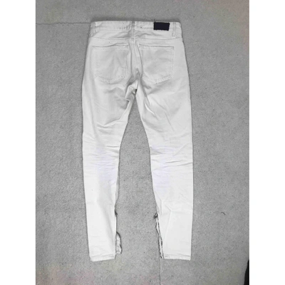 REPRESENT Pre-owned Slim Jean In White
