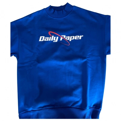 Pre-owned Daily Paper Blue Cotton Knitwear & Sweatshirts